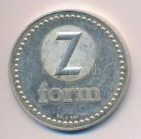 1998. "Huszonöt év a szerszámgyártásban/ Z form" Ag(0.999) emlékérem (31g/42mm) T:exPP