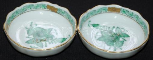 2db kézzel festett számozott Apponyi-mintás jelzett Herendi porcelán tálka /
2pcs of handpainted Her...
