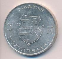 1946. 5Ft Ag "vastag Kossuth" T:2 ph.