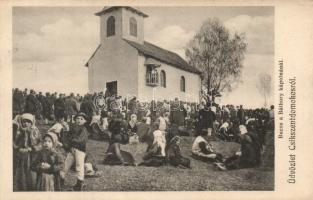 Csíkszentdomokos Báthory chapel, Catholic ceremony