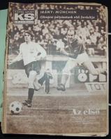 1971 A Képes Sport majdnem teljes évfolyama (42 számmal), egy-két kivétellel szép állapotban