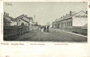 Szepes railway station, Hotel Tátra (wet damage)