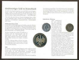 NSZK 1990. 1M + NDK 1982. 1M + Németország 1990. "Német Monetáris Unió" Ffm emlékérem érmé...