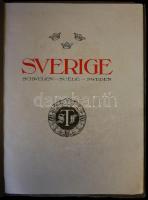 La Suede pittoresque. Stockholm, 1908, Wahlström & Widstrand. Színes fametszettel díszített kiad...