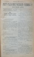 1905 Pest-Pilis-Solt-Kiskun Vármegye Hivatalos Lapja, III. évf. egybekötve (teljes)