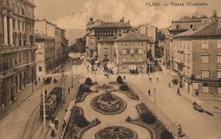 Fiume Piazza Elisabetta, tram