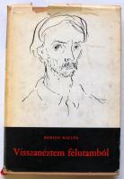 Borsos Miklós (1906-1990) 3 darabból álló tétele: 1. XII. Nyírbátori zenei napok, bronz plakett, jelzett, 11 cm, 2. Visszanéztem félutamból, dedikált könyv (1975) 3. 1975 saját kézzel írt levele Asbóth Emőkének 