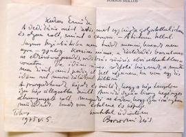 Borsos Miklós (1906-1990) 3 darabból álló tétele: 1. XII. Nyírbátori zenei napok, bronz plakett, jel...