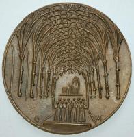 Borsos Miklós (1906-1990) 3 darabból álló tétele: 1. XII. Nyírbátori zenei napok, bronz plakett, jel...