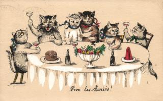 Cats, wedding dinner (EK)