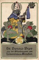 St. Benno, beer advertising, s: Otto Obermeier