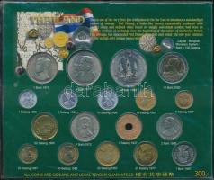 Thaiföld 1957-2000. 18db emlékpénz, szuvenír szettben T:1,2
Thailand 1957-2000. commemorative coins ...