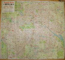 cca 1920 Berlini térkép és utcajegyzék