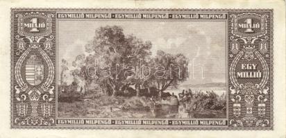 1945. 1.000.000P (2x) + 1946. 1.000.000MP (3x) egyik "Értékjegy A Debreceni vándorgyűlés emléké...