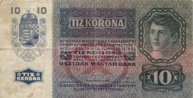 1912. 20K (2x) I. és II. kiadás, egyik román körbélyegzővel + 1914. 50K román körbélyegzővel + 1915....