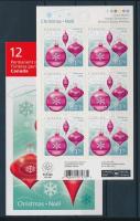 Christmas self-adhesive stamp-foil + stamp booklet, Karácsony öntapadós bélyegfólia + bélyegfüzet, Weihnachten selbstklebendes Folienblatt + Markenheftchen