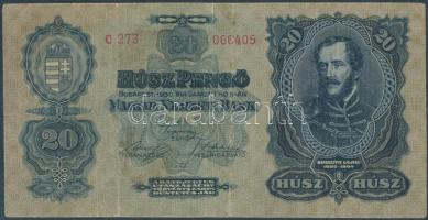 Kis vegyes bankjegy tétel albumba rendezve, főleg pengőkorszak, és néhány külföldi ázsiai bankjegy, ...