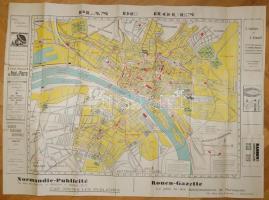 2db klf térkép az 1920-as évekből: Rouen, Anninger-Gebiet