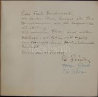 1951 Ungarische Kunst - A berlini kiállítás katalógusa Ék Sándor köszönő szavaival és aláírásával