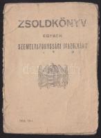 1944 Tartalékos főhadnagy zsoldkönyve