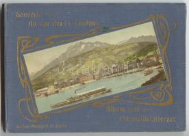 ~1920 Színes fotóalbum a Vierwaldstätti tavakról és környékéről