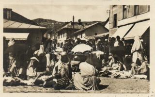 Mohammedans in the bazaar, Sarajevo