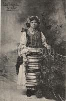 Serbian folklore, woman in national costume