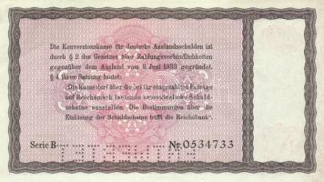 Német 3.Birodalom 1933. 10RM "ENTWERTET" perforációval T:I
German Third Reich 1933. 10 Rei...