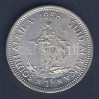 Dél-Afrika 1958. 1Sh Ag T:1- South Africa 1958. 1 Shilling Ag C:AU