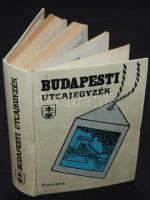 1981 Budapesti utcajegyzék térképpel