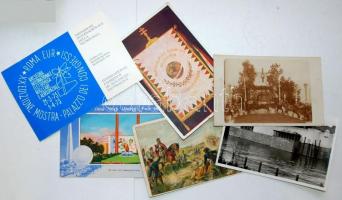 Világkiállítások, kiállítások, események 111 régi lap / World expositions, expositions, events, 111 ...