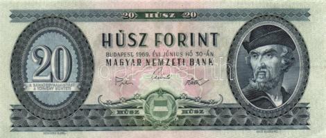 1969. 20Ft (8x) T:I-,II