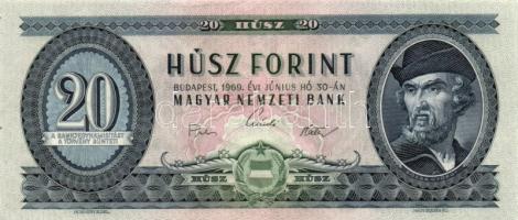 1969. 20Ft (8x) T:I-,II