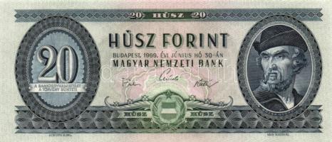 1969. 20Ft (8x) T:I-,II