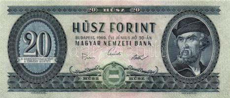 1969. 20Ft (8x) T:I-,II