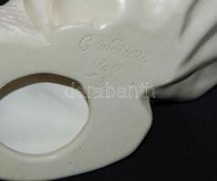 1980 G Watson jelzéssel: Kagylót tartó sellő, hibátlan, magasság: 22 cm, szélesség: 18 cm