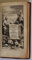 Epicteti Enchiridum cum cebetis Thebani tabula acredunt de morphili similtudines de democratis philosophi aurae sententie. Gracie & latine. Amsterdam 1750. Egészbőr kötésben / in full leather binding 143p. 8x13 cm