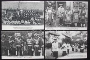 Tonkin keresztény misszió - 11 db kiváló állapotú, használatlan régi képeslap