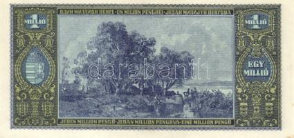 1945. 1.000.000P (2x) egymáshoz közeli sorszámúak T:II(hajtatlanok, szélei sérültek)