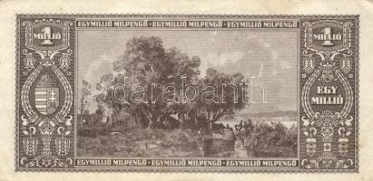 1946. 1.000.000MP (2x) egyik hátoldala nyomdai pöttyökkel tele T:II