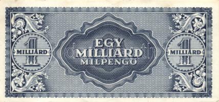 1946. 1.000.000.000MP (4x) eltérő színváltozatok eltolódott nyomat egyiknél T:I-,II