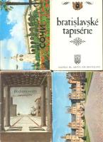 14 db modern képeslapos füzet (kb 120 db képeslap), külföldi városképes lapok és műészlapok