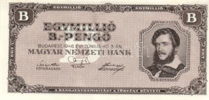 1946. 1.000.000BP (5x) mindegyik vágáshibás T:I-
