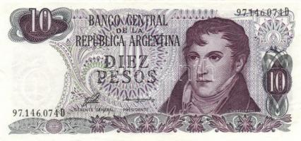 Argentína 18db modern bankjegy, közte többen egymás utáni sorszámmal T:I,II
Argentina 18 modern bank...