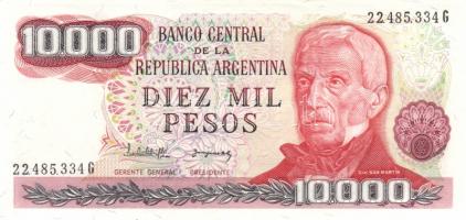 Argentína 18db modern bankjegy, közte többen egymás utáni sorszámmal T:I,II
Argentina 18 modern bank...