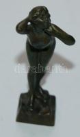 Női akt, bronz szobrocska "Baller Austria" jelzéssel / Female nude bronze statuett by Baller Austria, 8,5cm