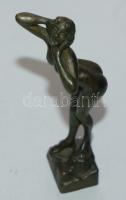 Női akt, bronz szobrocska "Baller Austria" jelzéssel /
Female nude bronze statuett by Ball...