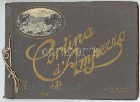 cca 1900 Cortina D' Ampezzo képes ismertető könyv  / Picture tourist guide 36p