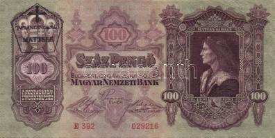 1930-41. 10P, 20P, 50P, 100P mindegyik hamis "Parancsnokság Mattsee" bélyegzővel T:II,III
