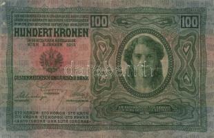 1902. 1000K + 1912. 100K + 1913. 20K (2x) klf, mindegyik lila "Felülbélyegzés 1919. jan.11. Kec...